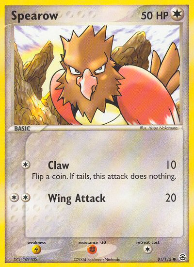 Spearow (81/112) [EX: FireRed & LeafGreen] | Card Merchant Takapuna