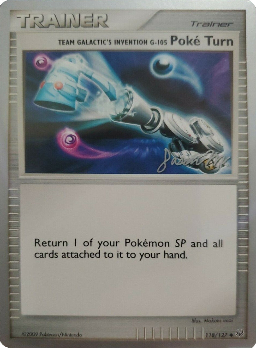 Team Galactic's Invention G-105 Poke Turn (118/127) (Queengar - Jason Martinez) [World Championships 2009] | Card Merchant Takapuna