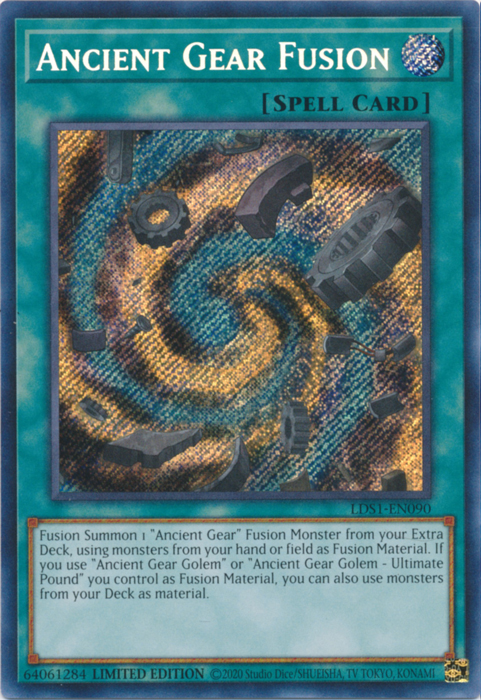 Ancient Gear Fusion [LDS1-EN090] Secret Rare | Card Merchant Takapuna