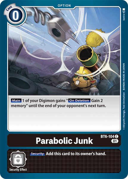 Parabolic Junk [BT6-104] [Double Diamond] | Card Merchant Takapuna