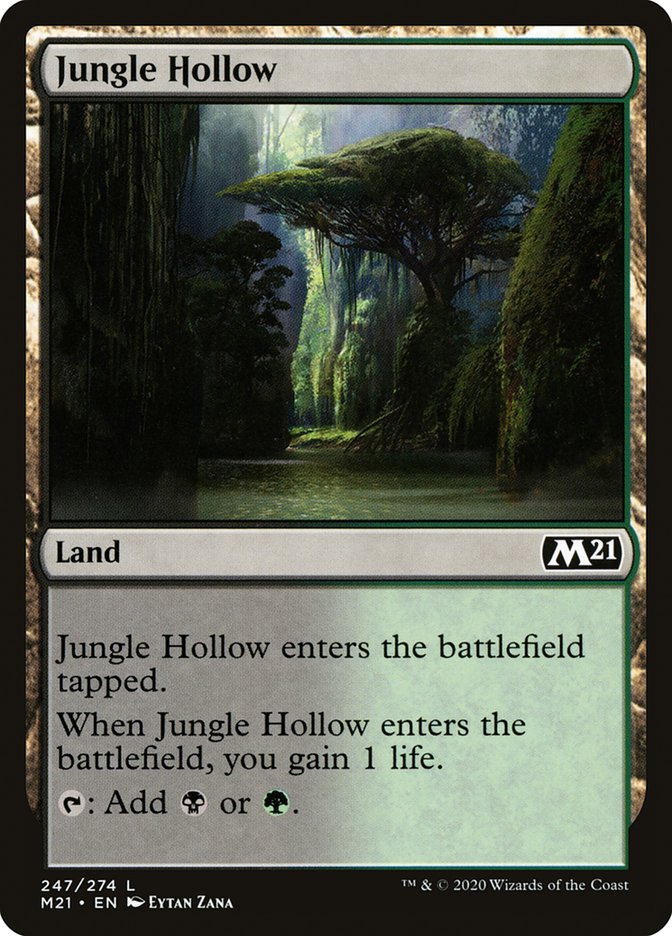 Jungle Hollow [Core Set 2021] | Card Merchant Takapuna