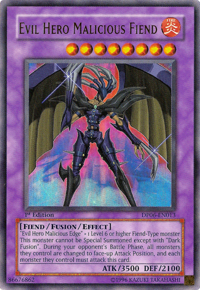 Evil Hero Malicious Fiend [DP06-EN013] Ultra Rare | Card Merchant Takapuna