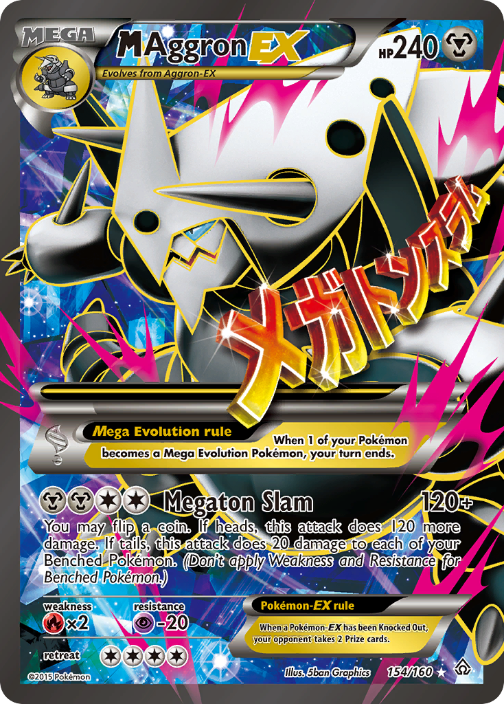 M Aggron EX (154/160) [XY: Primal Clash] | Card Merchant Takapuna