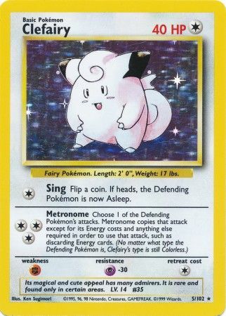 Clefairy (5/102) [Base Set Unlimited] | Card Merchant Takapuna