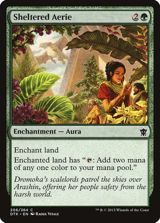 Sheltered Aerie [Dragons of Tarkir] | Card Merchant Takapuna