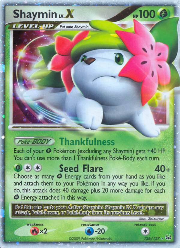 Shaymin LV.X (126/127) [Platinum: Base Set] | Card Merchant Takapuna