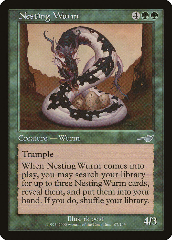 Nesting Wurm [Nemesis] | Card Merchant Takapuna