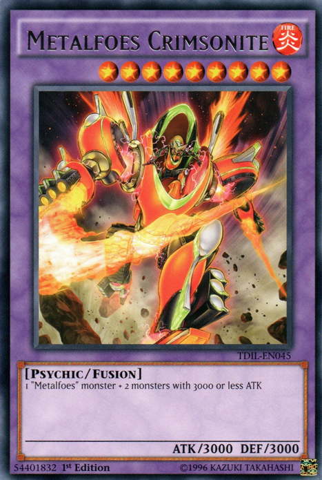 Metalfoes Crimsonite [TDIL-EN045] Rare | Card Merchant Takapuna