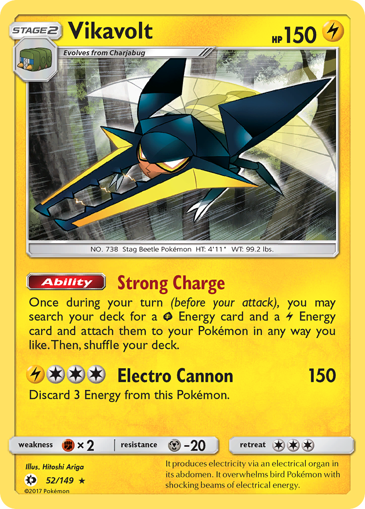 Vikavolt (52/149) [Sun & Moon: Base Set] | Card Merchant Takapuna