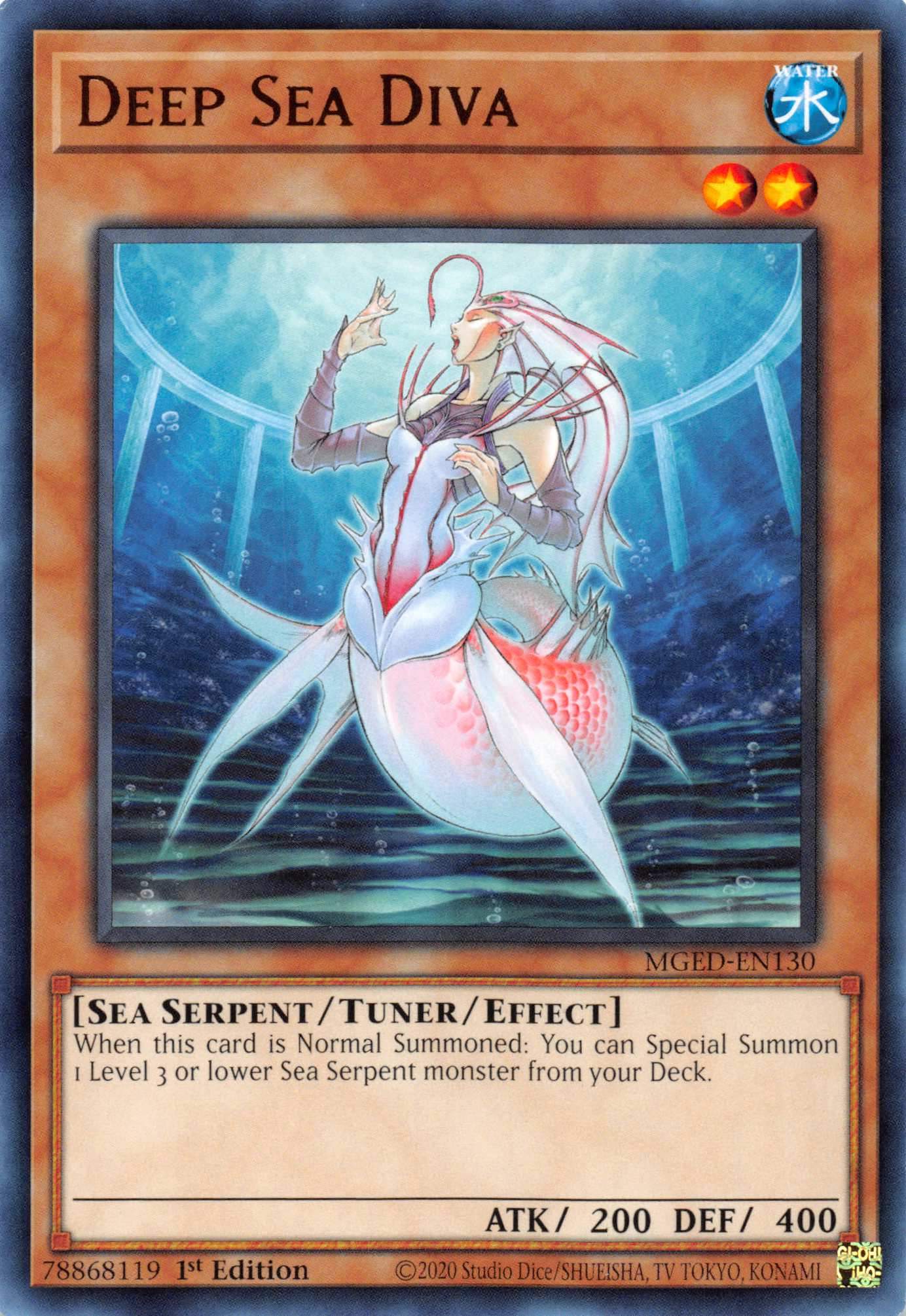 Deep Sea Diva [MGED-EN130] Rare | Card Merchant Takapuna