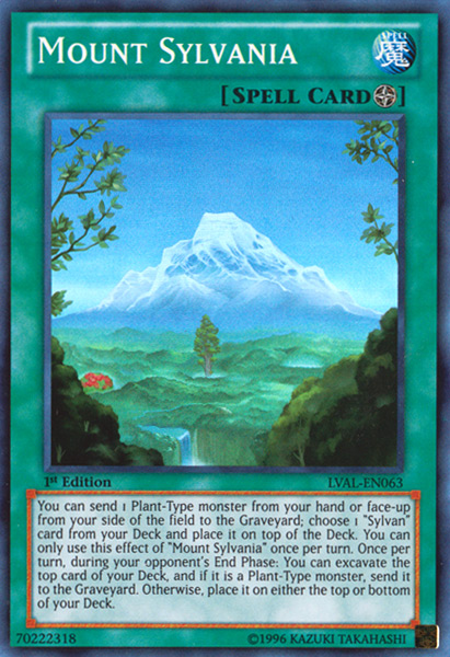 Mount Sylvania [LVAL-EN063] Super Rare | Card Merchant Takapuna