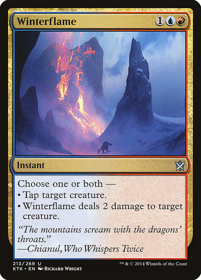 Winterflame [Khans of Tarkir] | Card Merchant Takapuna