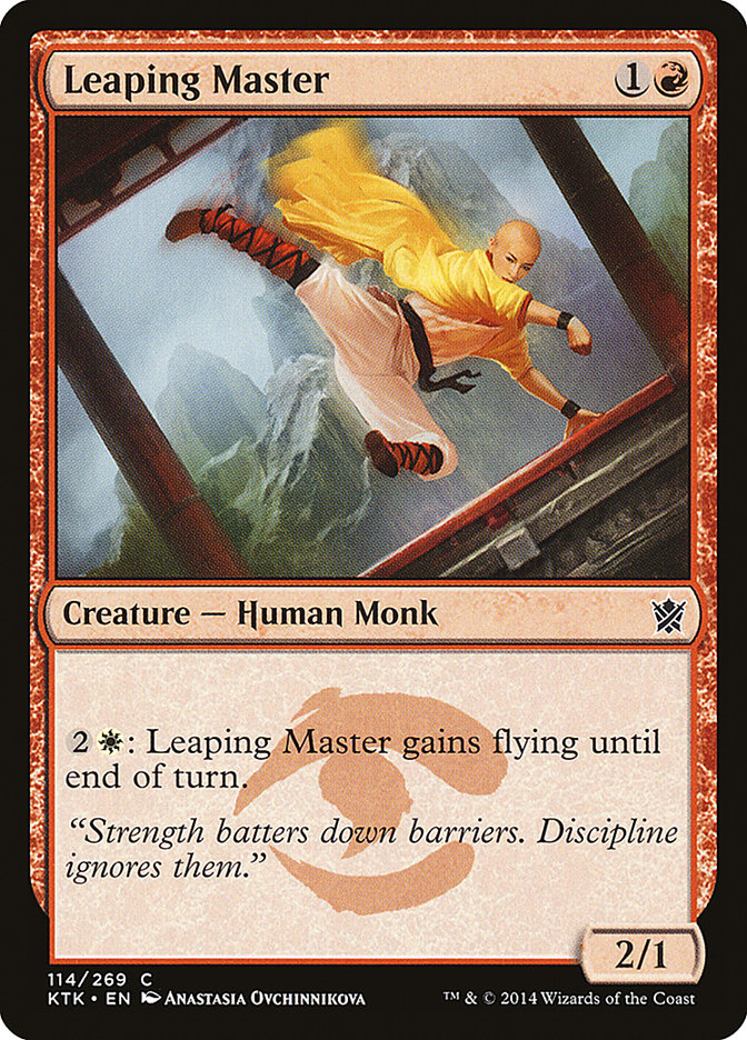 Leaping Master [Khans of Tarkir] | Card Merchant Takapuna