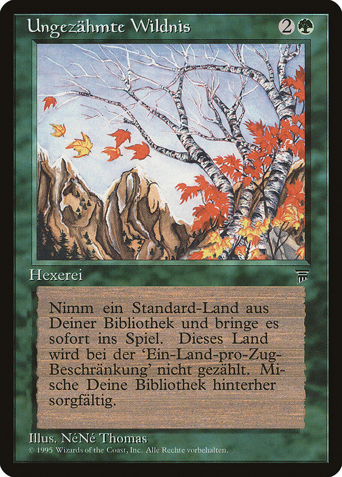 Untamed Wilds (German) - "Ungezahmte Wildnis" [Renaissance] | Card Merchant Takapuna