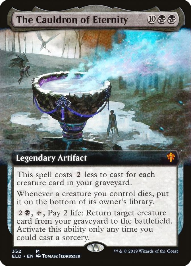 The Cauldron of Eternity (Extended Art) [Throne of Eldraine] | Card Merchant Takapuna