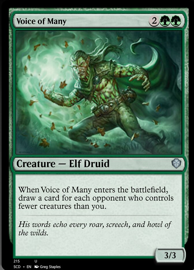 Voice of Many [Starter Commander Decks] | Card Merchant Takapuna