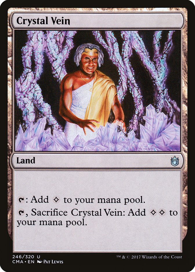 Crystal Vein [Commander Anthology] | Card Merchant Takapuna