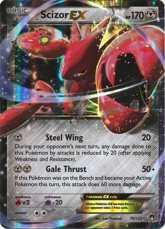 Scizor EX (76/122) (Jumbo Card) [XY: BREAKpoint] | Card Merchant Takapuna