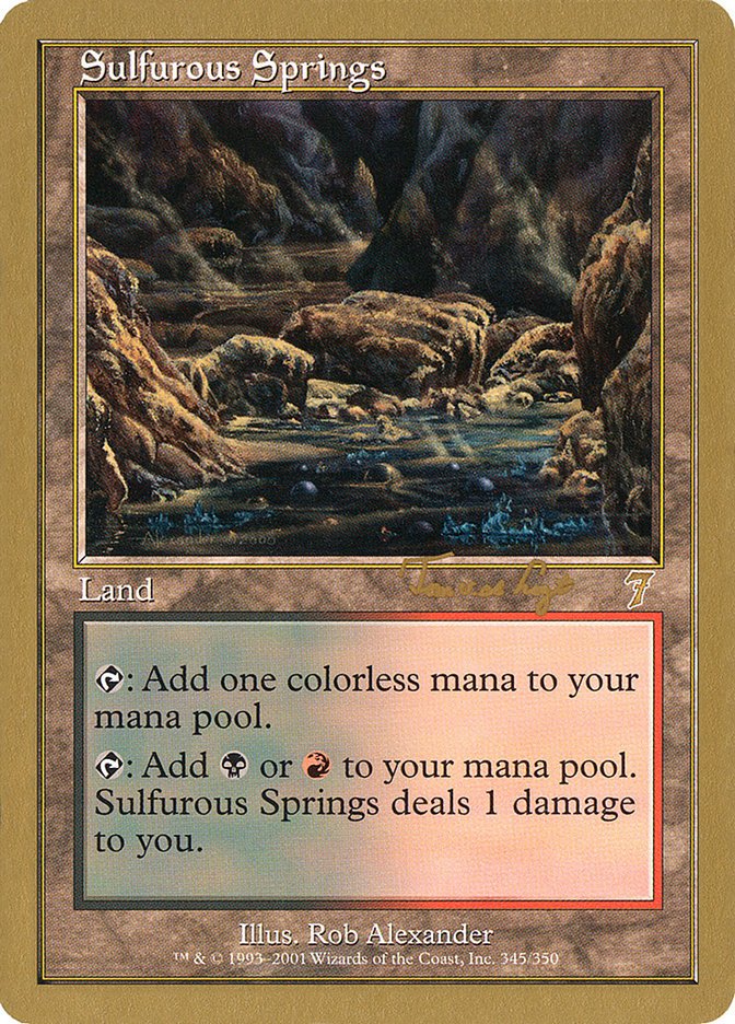 Sulfurous Springs (Tom van de Logt) [World Championship Decks 2001] | Card Merchant Takapuna