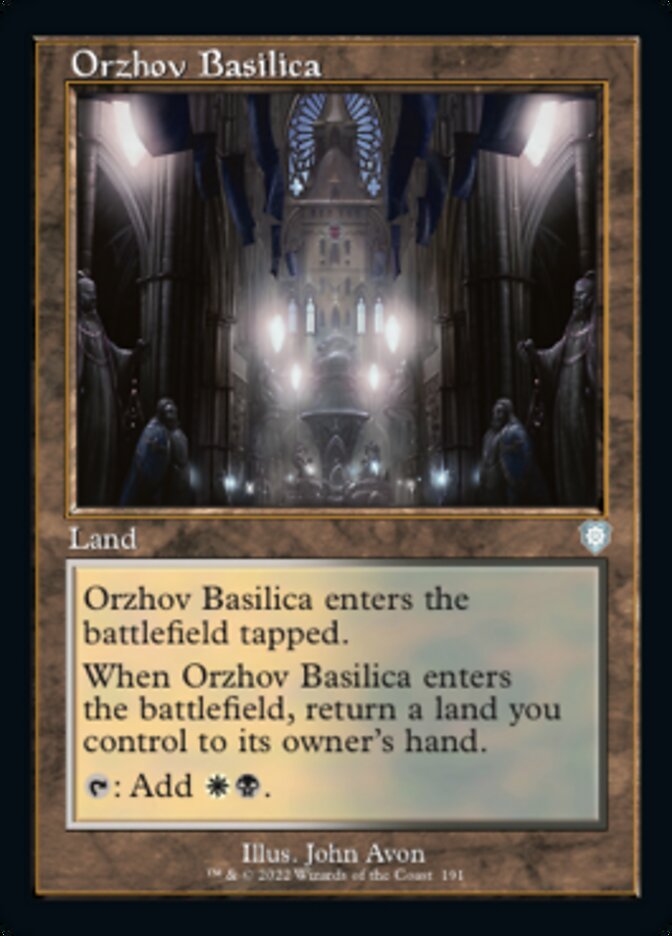 Orzhov Basilica (Retro) [The Brothers' War Commander] | Card Merchant Takapuna