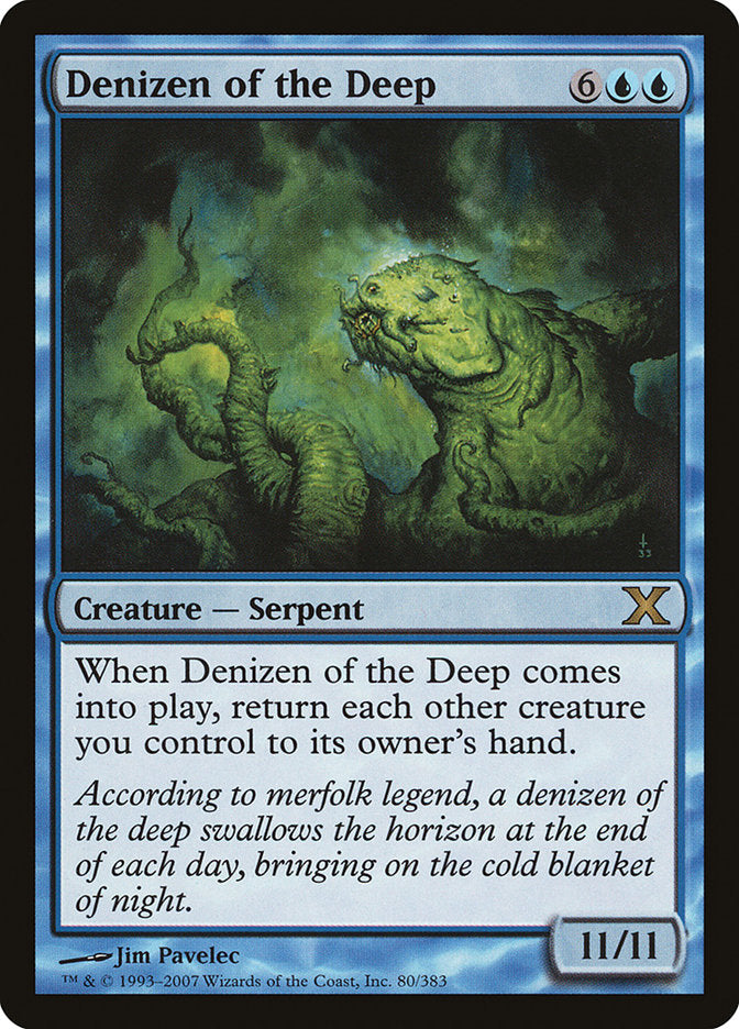 Denizen of the Deep [Tenth Edition] | Card Merchant Takapuna