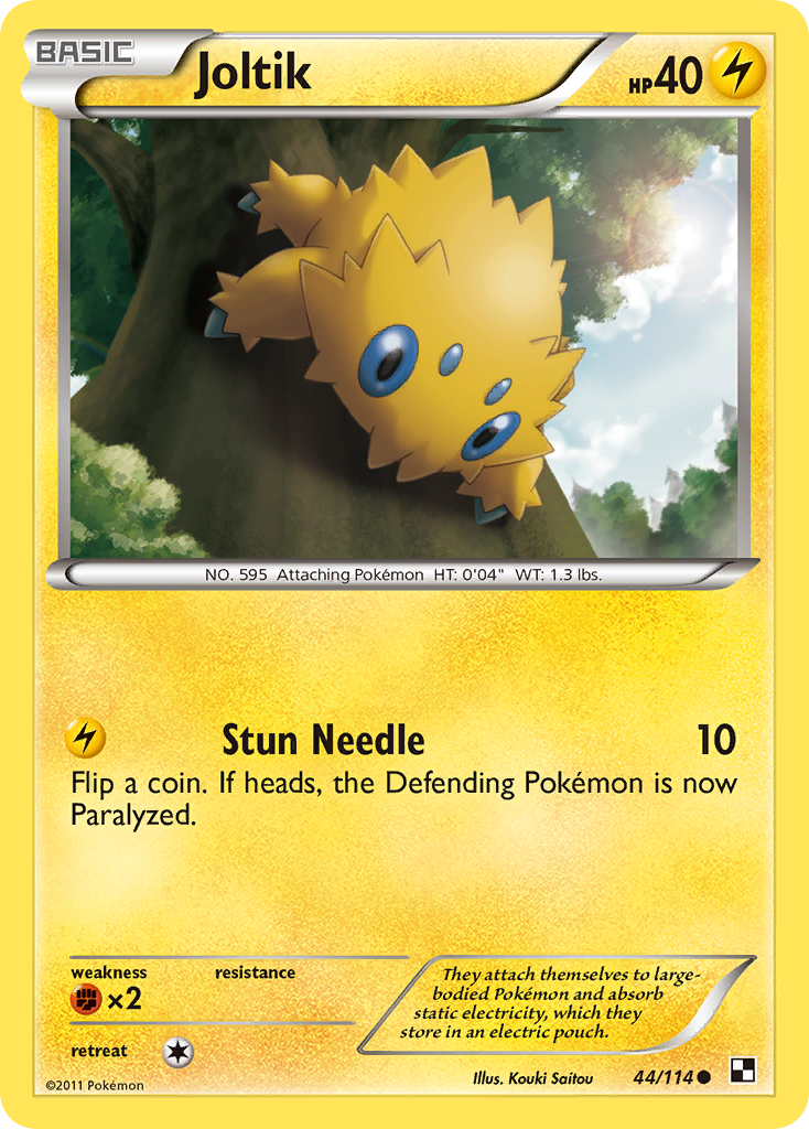 Joltik (44/114) [Black & White: Base Set] | Card Merchant Takapuna