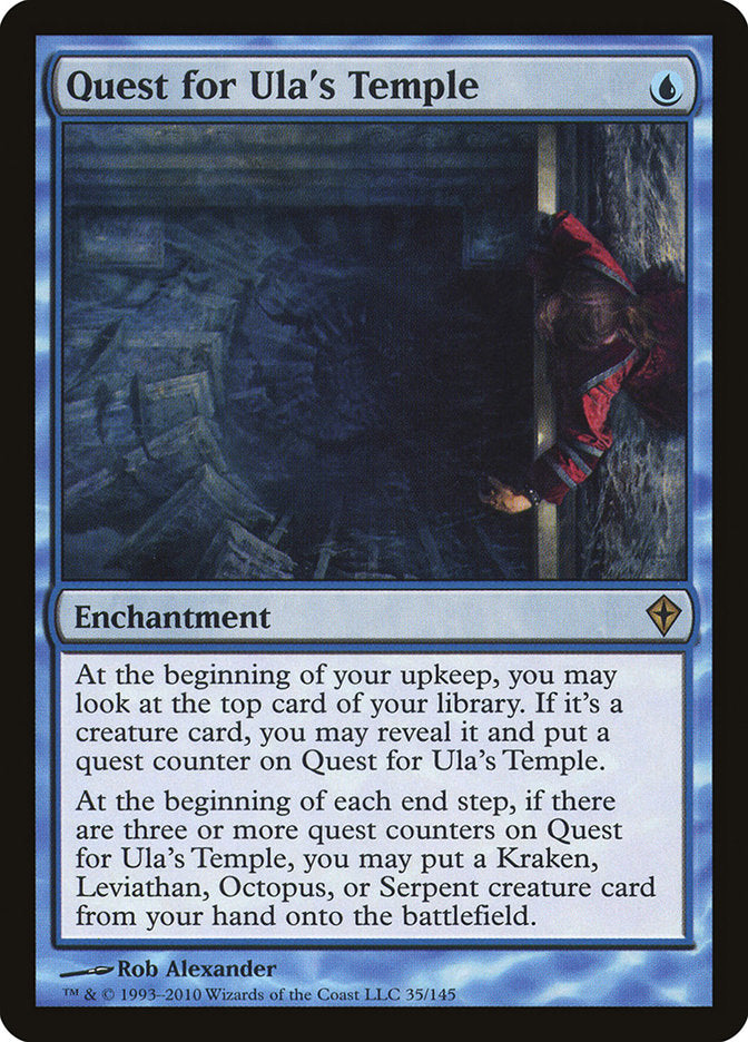 Quest for Ula's Temple [Worldwake] | Card Merchant Takapuna