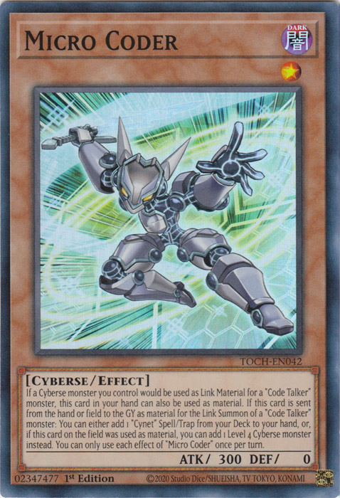 Micro Coder [TOCH-EN042] Super Rare | Card Merchant Takapuna