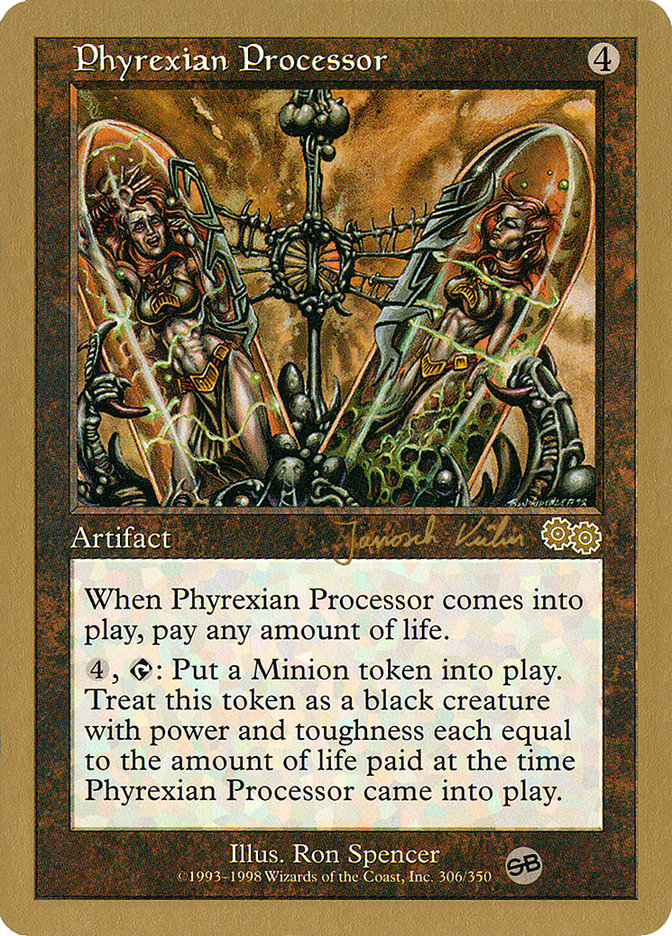 Phyrexian Processor (Janosch Kuhn) (SB) [World Championship Decks 2000] | Card Merchant Takapuna