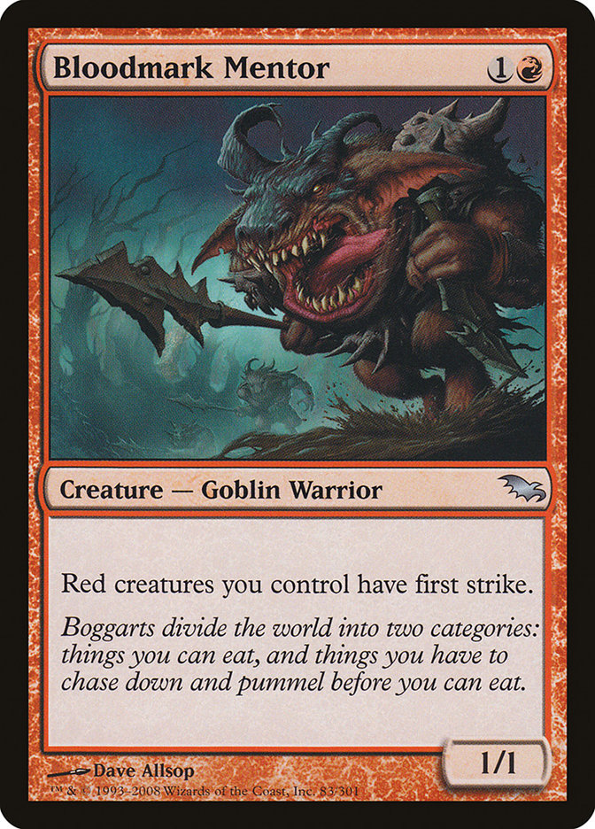 Bloodmark Mentor [Shadowmoor] | Card Merchant Takapuna