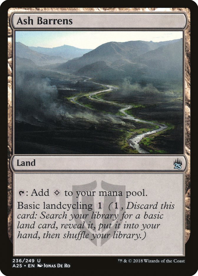 Ash Barrens [Masters 25] | Card Merchant Takapuna