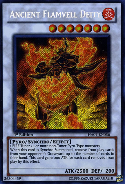 Ancient Flamvell Deity [HA04-EN056] Secret Rare | Card Merchant Takapuna