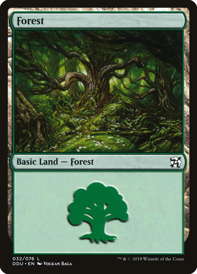 Forest (32) [Duel Decks: Elves vs. Inventors] | Card Merchant Takapuna