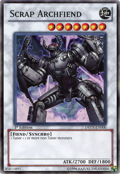 Scrap Archfiend [DREV-EN000] Super Rare | Card Merchant Takapuna