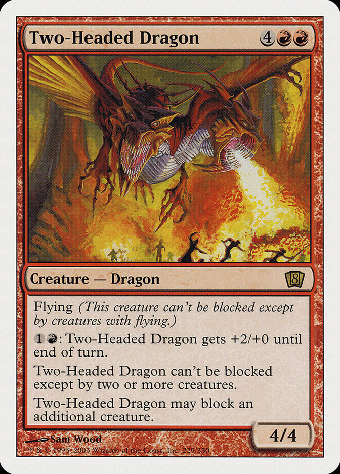 Two-Headed Dragon [Eighth Edition] | Card Merchant Takapuna