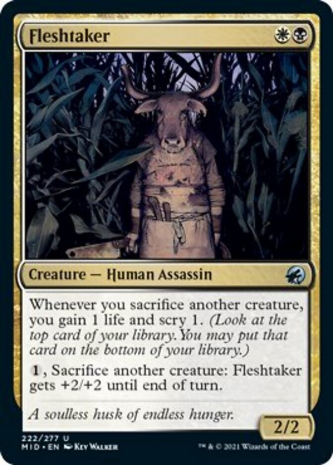 Fleshtaker [Innistrad: Midnight Hunt] | Card Merchant Takapuna