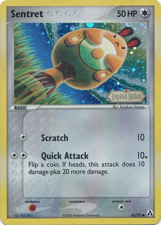 Sentret (62/92) (Stamped) [EX: Legend Maker] | Card Merchant Takapuna