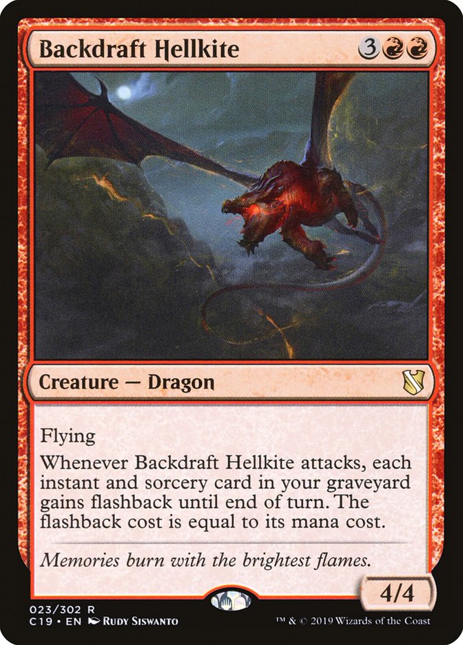 Backdraft Hellkite [Commander 2019] | Card Merchant Takapuna