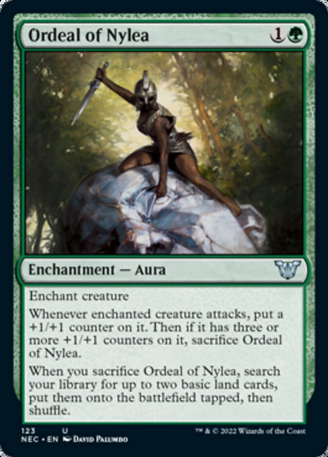 Ordeal of Nylea [Kamigawa: Neon Dynasty Commander] | Card Merchant Takapuna