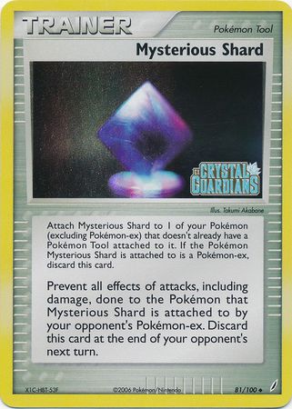 Mysterious Shard (81/100) (Stamped) [EX: Crystal Guardians] | Card Merchant Takapuna