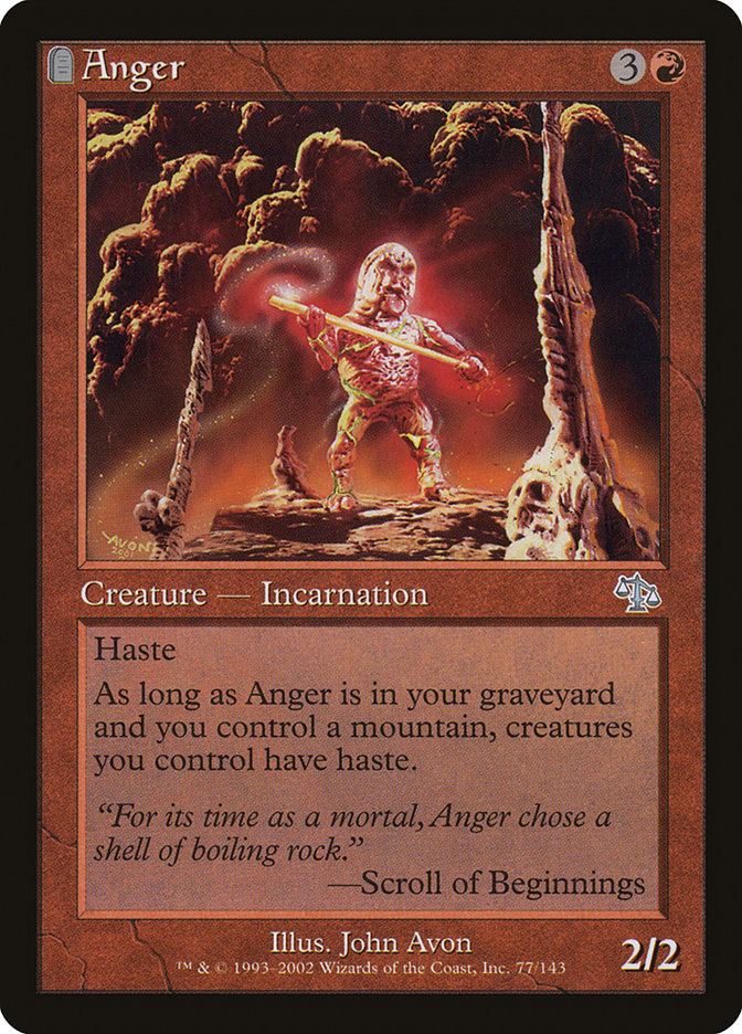 Anger [Judgment] | Card Merchant Takapuna