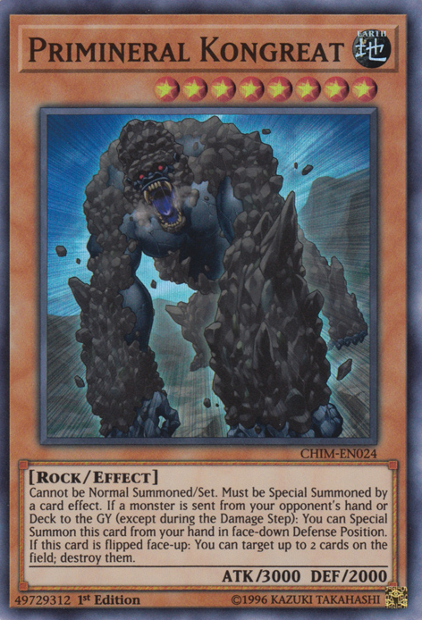 Primineral Kongreat [CHIM-EN024] Super Rare | Card Merchant Takapuna