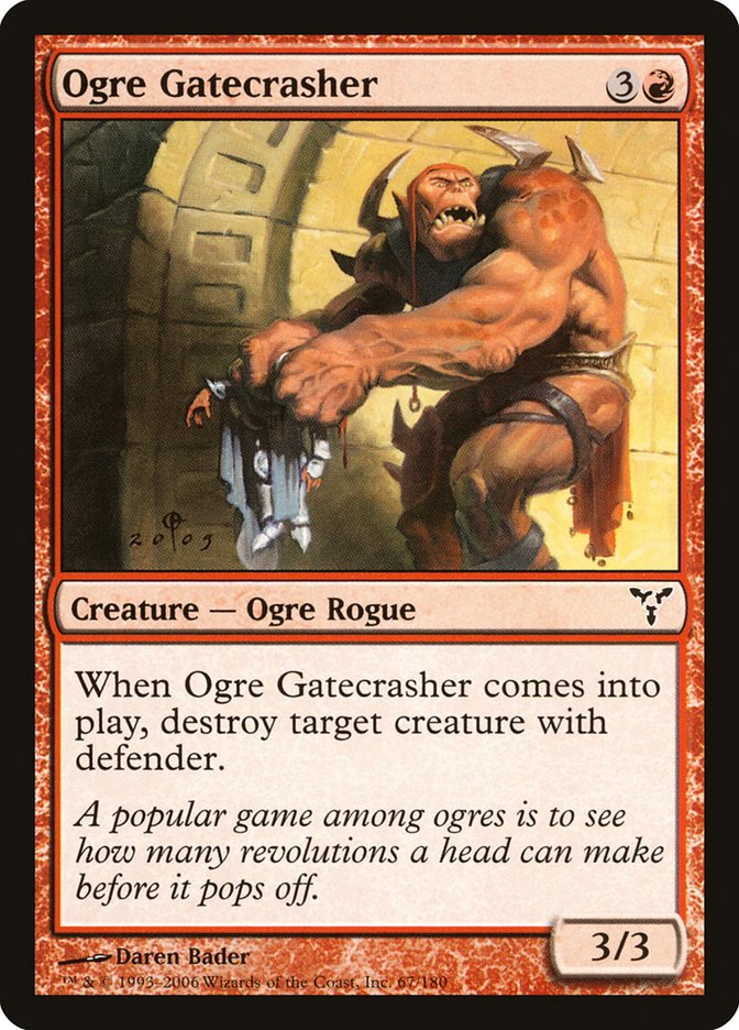 Ogre Gatecrasher [Dissension] | Card Merchant Takapuna