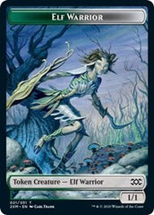 Elf Warrior // Plant Double-Sided Token [Double Masters Tokens] | Card Merchant Takapuna