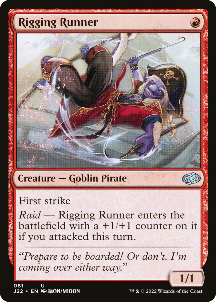 Rigging Runner [Jumpstart 2022] | Card Merchant Takapuna