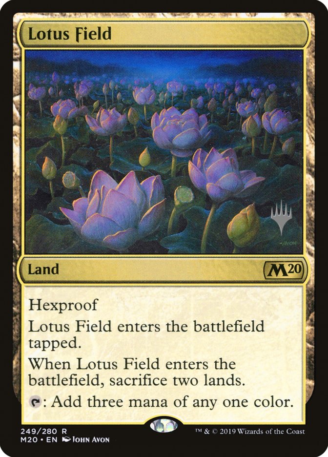 Lotus Field (Promo Pack) [Core Set 2020 Promos] | Card Merchant Takapuna