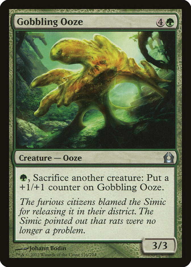 Gobbling Ooze [Return to Ravnica] | Card Merchant Takapuna