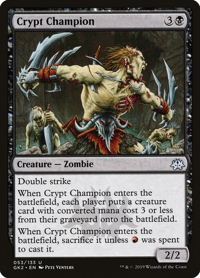 Crypt Champion [Ravnica Allegiance Guild Kit] | Card Merchant Takapuna