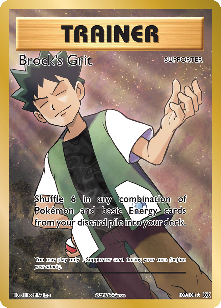 Brock's Grit (107/108) [XY: Evolutions] | Card Merchant Takapuna