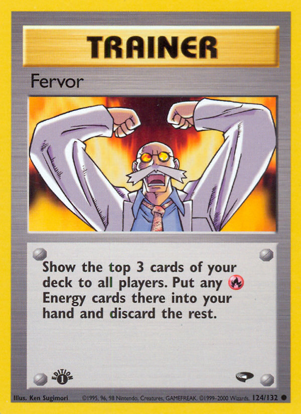 Fervor (124/132) [Gym Challenge 1st Edition] | Card Merchant Takapuna